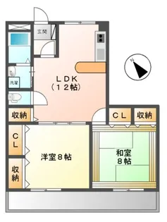 MO-VII【4階】の間取り
