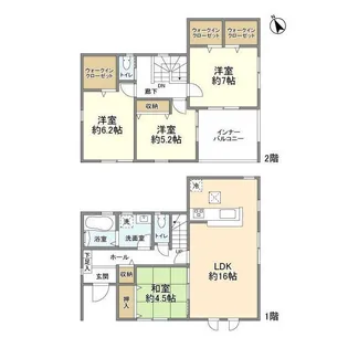 千葉県船橋市三山3【一戸建】の間取り