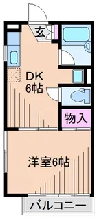 ガーデニアハイツ【2階】の間取り