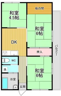 広島県呉市本町【マンション】の間取り