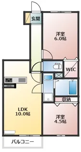 アニマート東町【1階】の間取り