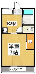 藤ハイツ【2階】の間取り