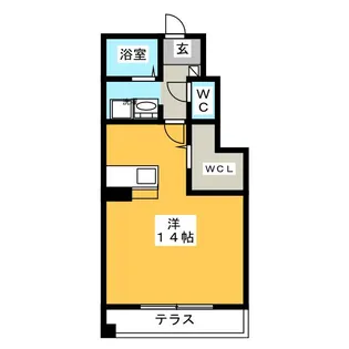 Vill neuve A棟【1階】の間取り