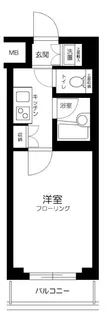 東京都杉並区和田1【マンション】の間取り