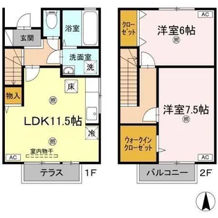高知県高知市一宮西町2【一戸建】の間取り