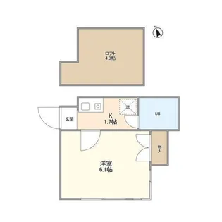 カーサ川口【2階】の間取り