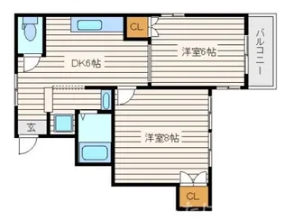 ルピナス大濠【5階】の間取り
