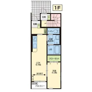 TRANCE WAY【1階】の間取り