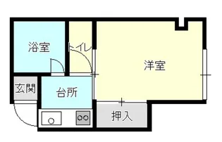 アバンティ清輝【2階】の間取り
