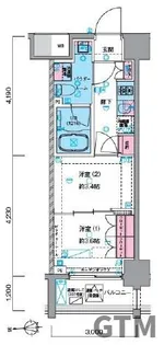 東京都台東区今戸2【マンション】の間取り