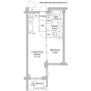 コンフォリア原宿【4階】の間取り