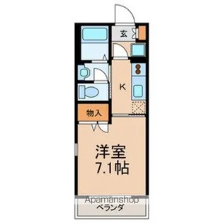 エクセルマンション【1階】の間取り