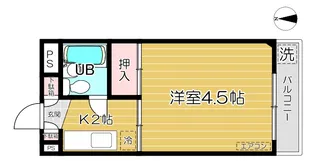 ハイツ南浦和【3階】の間取り
