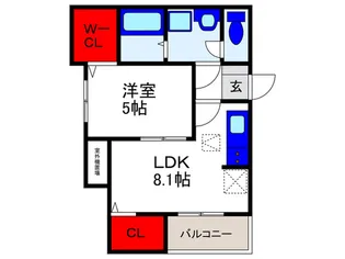コネホ136【2階】の間取り