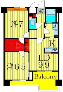 トーク西池袋ウェルフォート【8階】の間取り