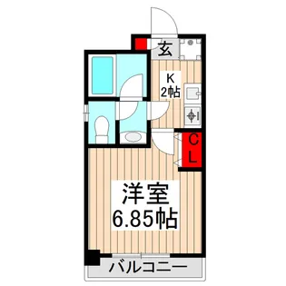 ヴィクトワール【3階】の間取り
