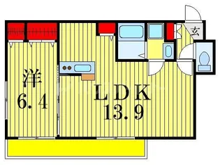 プロライズコート弐番館【3階】の間取り