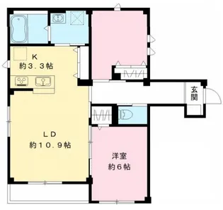 Blan cube 戸越公園【2階】の間取り