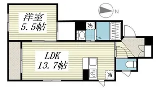 Bella Vista Shiba(ベラヴィスタシバ)【3階】の間取り