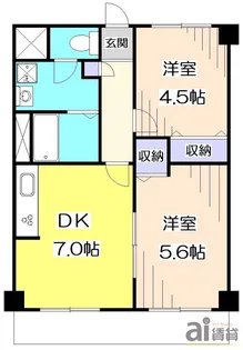 東京都練馬区大泉町1【マンション】の間取り