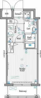 神奈川県川崎市川崎区本町1【マンション】の間取り