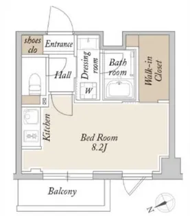 ORSUS新江古田【4階】の間取り
