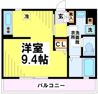東京都調布市国領町2【マンション】の間取り