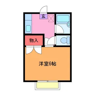 バートンアンバー【2階】の間取り