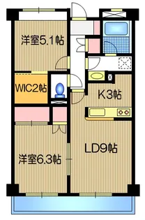 マロンボナール【4階】の間取り