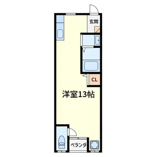 テンマハイツ【2階】の間取り