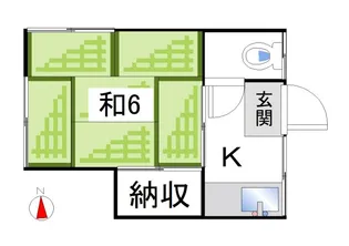 コーポ太田【2階】の間取り