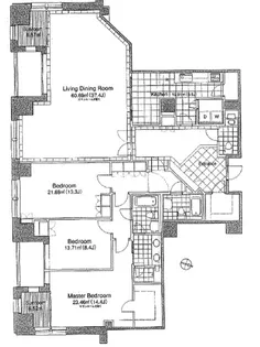 青山第一マンションズ【17階】の間取り