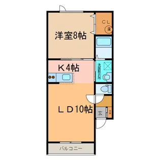 スペース8(エイト)【3階】の間取り