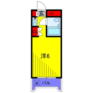 プラーズ金町【4階】の間取り
