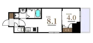 S-RESIDENCE鶴見町altano【4階】の間取り