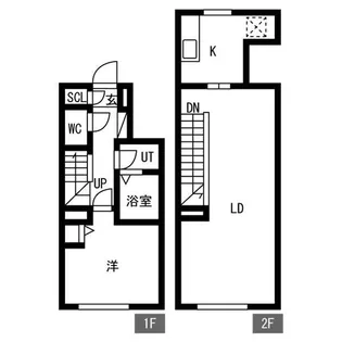 TRADIS荏原中延【6階】の間取り