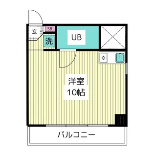 東京都目黒区下目黒2【マンション】の間取り