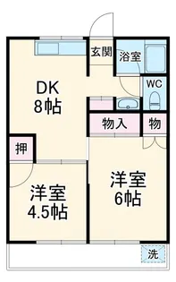 ジャスミンコート3【5階】の間取り