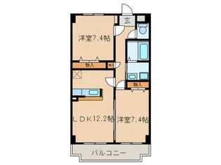 フェリシア一宮【3階】の間取り