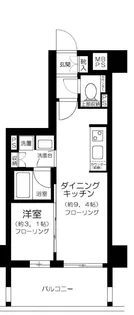 クリオ元浅草【8階】の間取り