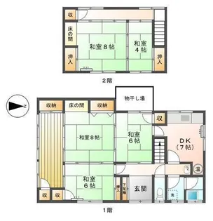 石川県小松市泉町【一戸建】の間取り