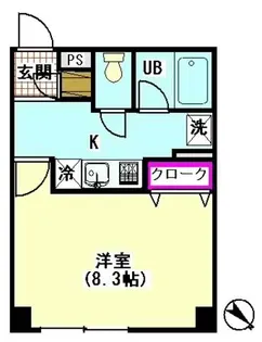 トミー戸越【2階】の間取り
