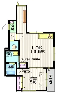 Balconso バルコンソア【1階】の間取り