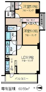 JMFレジデンス赤羽志茂【2階】の間取り