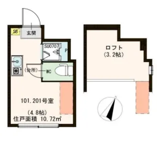 CERESIA池袋West【2階】の間取り