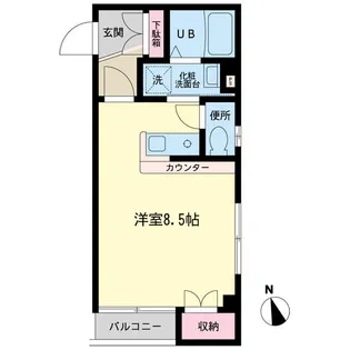 inaハイム田無【1階】の間取り