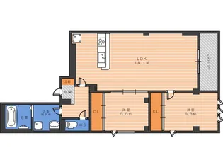 RAPPORT【3階】の間取り