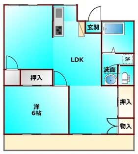 第2みずほビルディング【5階】の間取り