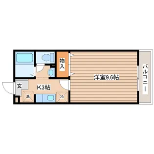 セピアコート【1階】の間取り