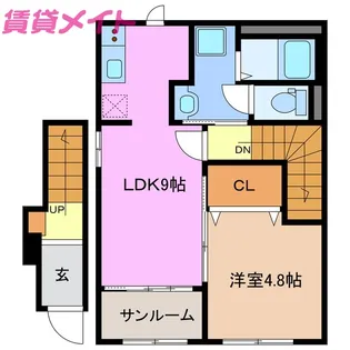 ベルグラース波木II【2階】の間取り